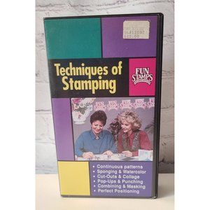 Fun Stamps Techniques of Stamping VHS Video 3